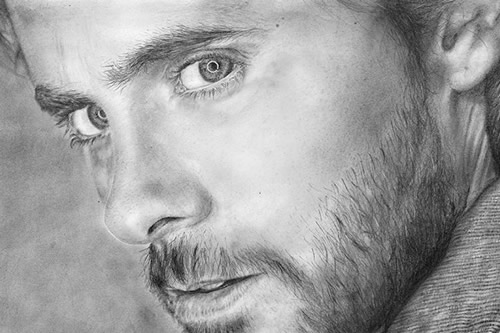 Pencil Drawing of Jared Leto