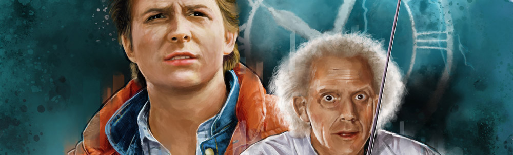 Back to the Future Art Print