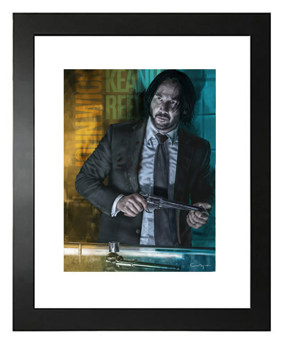 Keanu Reeves, John Wick Framed Limited Edition Print