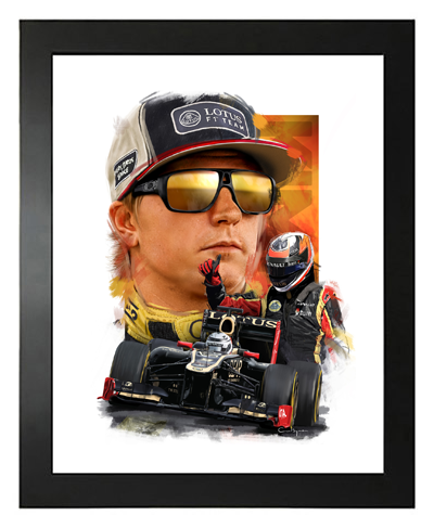 Kimi Raikkonen Framed Limited Edition Print