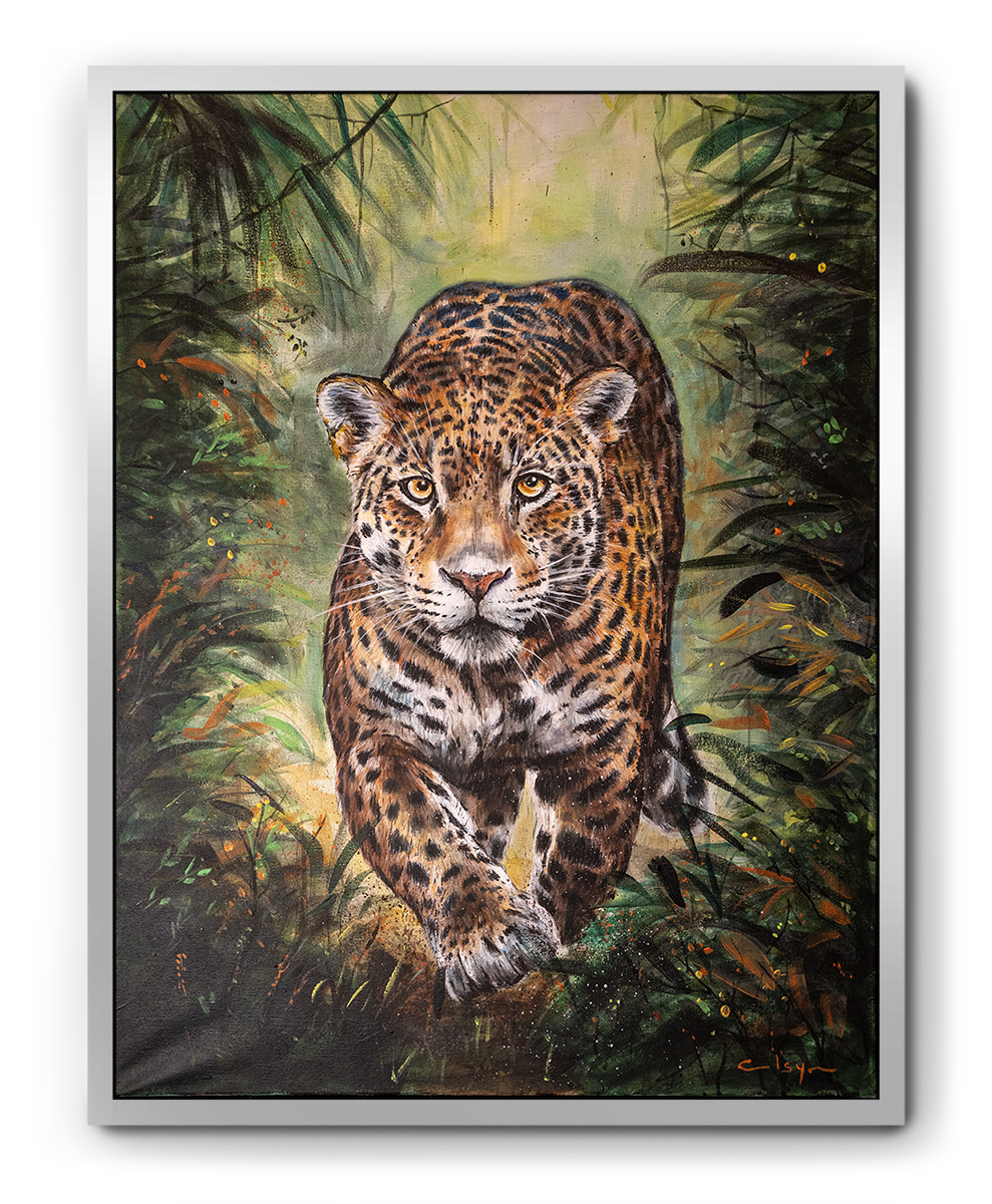 Jaguar Acrylic Painting