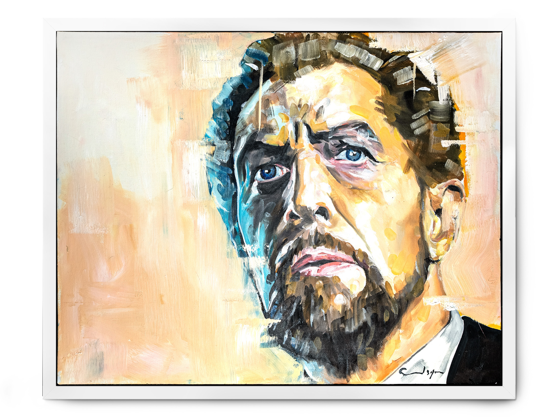 Vincent Price Oil Painting