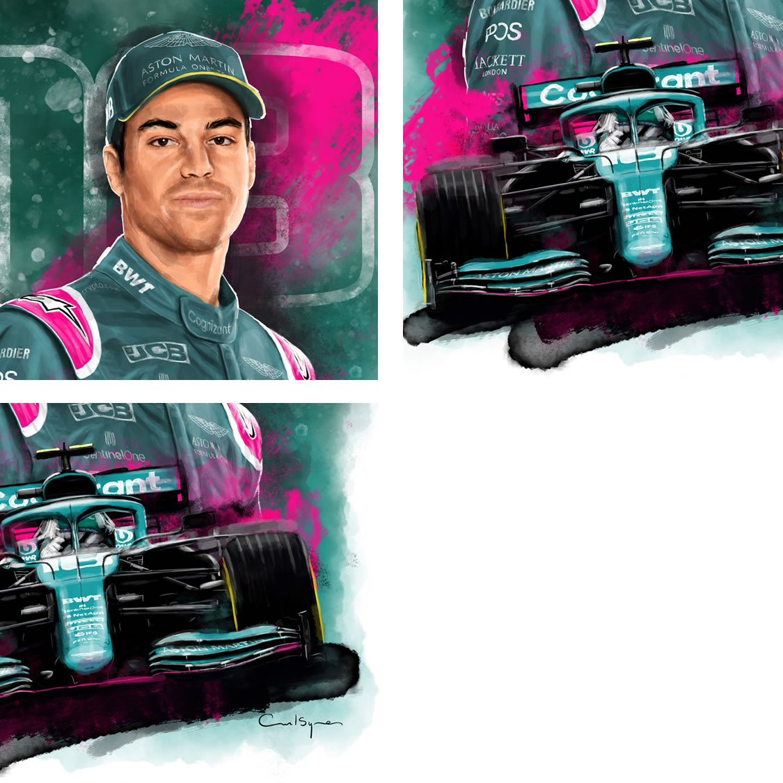 F1 Driver Prints