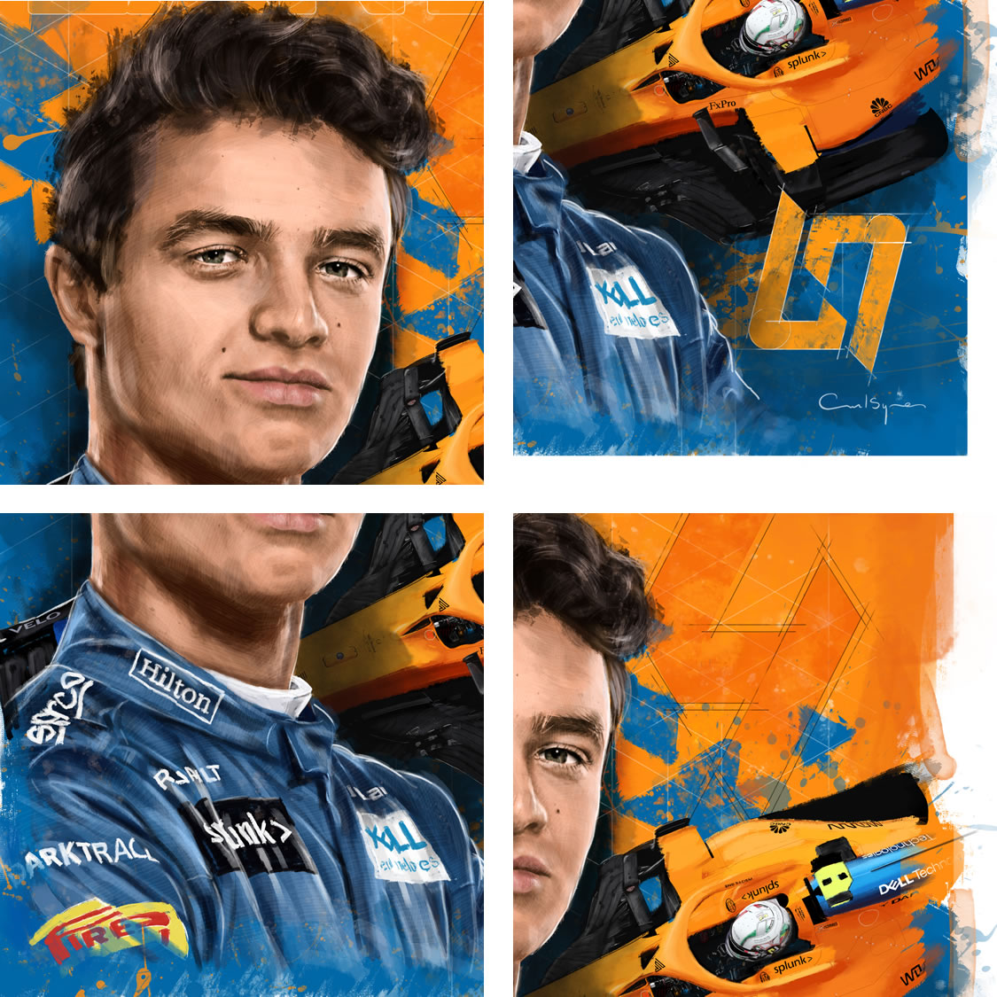 F1 Driver Prints