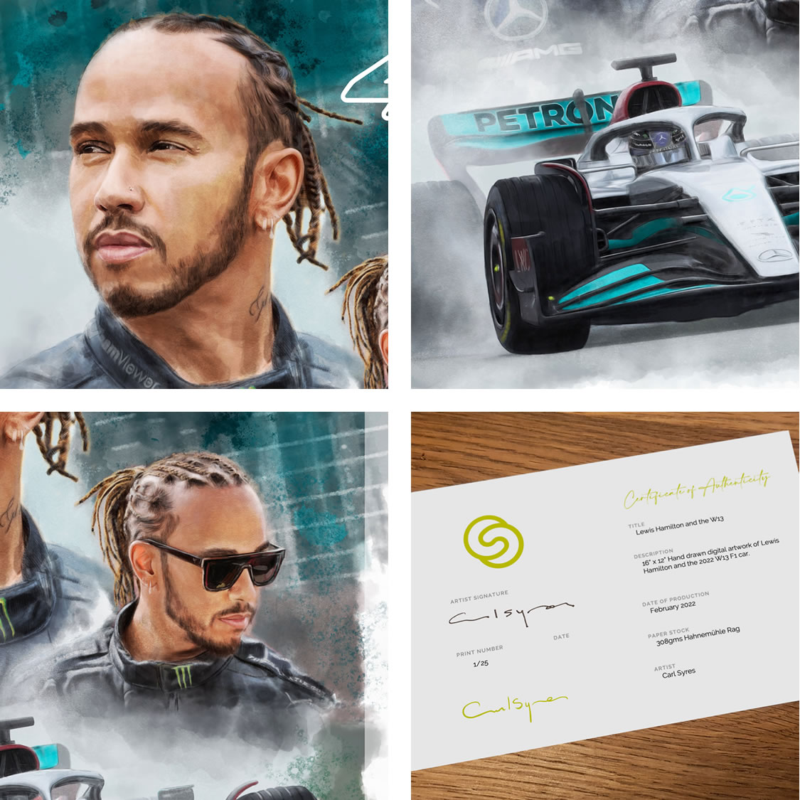 F1 Driver Prints