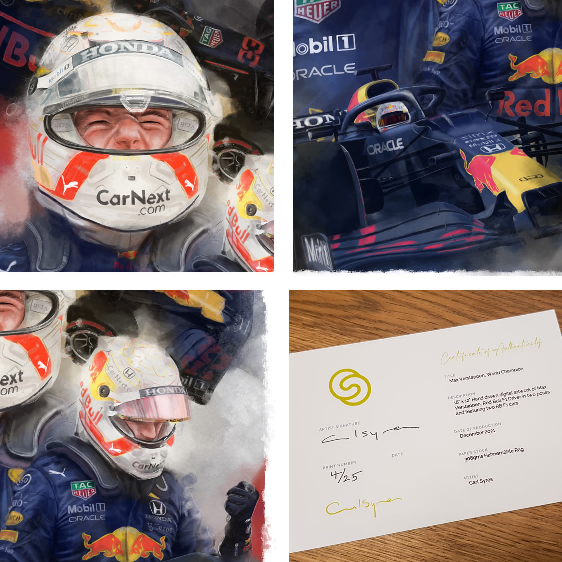 F1 Driver Prints