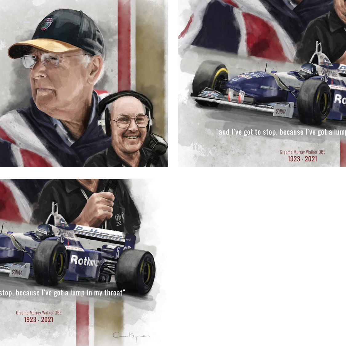 Murray Walker, Art Print