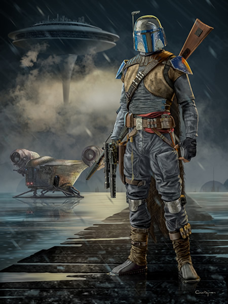 Boba Fett 1313. Based on the never released game title and re-imagined in a unique Star Wars world.