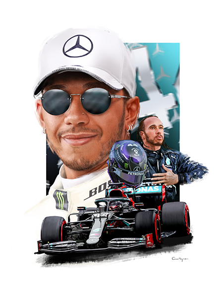 Lewis Hamilton Mercedes F1 driver.