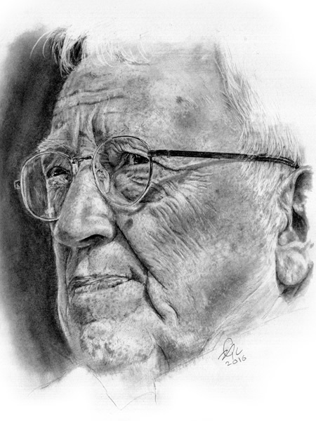 Portrait, Pencil Drawing commission